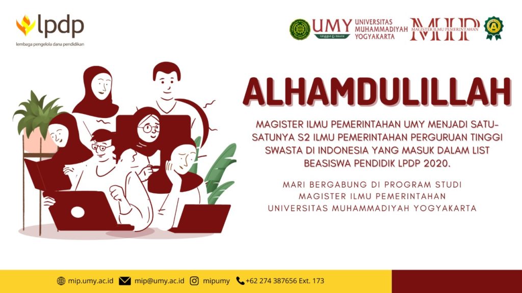 Mip Umy Menjadi S2 Ip Pts Pertama Di Indonesia Dalam List Beasiswa Pendidik Lpdp 2020 - Fisipol Umy